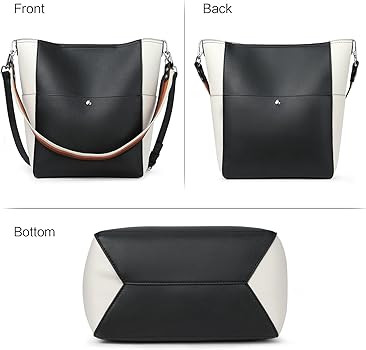 Telena Handbags for Women Vegan Leather Bucket bags Hobo bags Shoulder Bucket Cross-body Purse | Amazon (US)