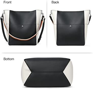 Telena Handbags for Women Vegan Leather Bucket bags Hobo bags Shoulder Bucket Cross-body Purse | Amazon (US)