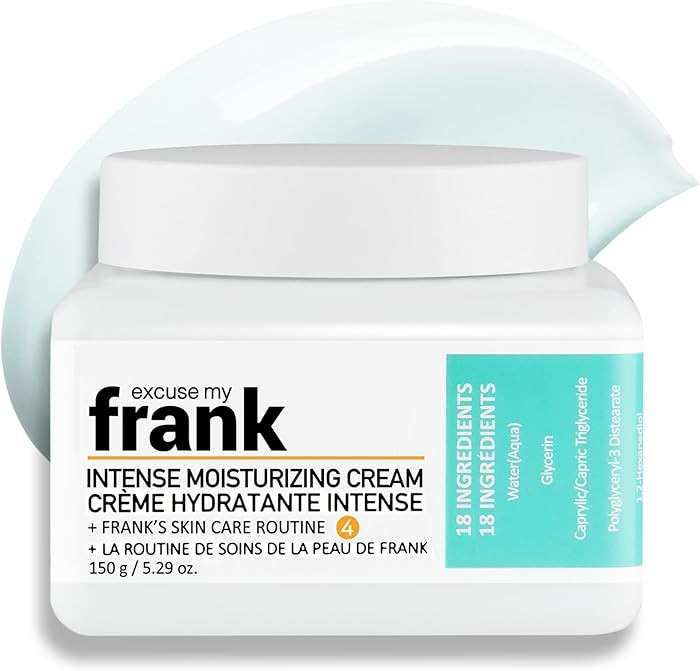 Excuse My Frank Intense Moisturizing Cream – Korean Face Moisturizer for Women Lightweight Hydr... | Amazon (US)