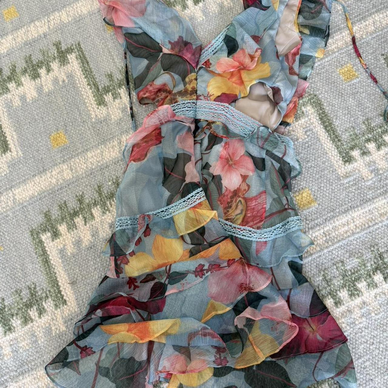 PatBO Women's A-line Dress - Multi | Depop US