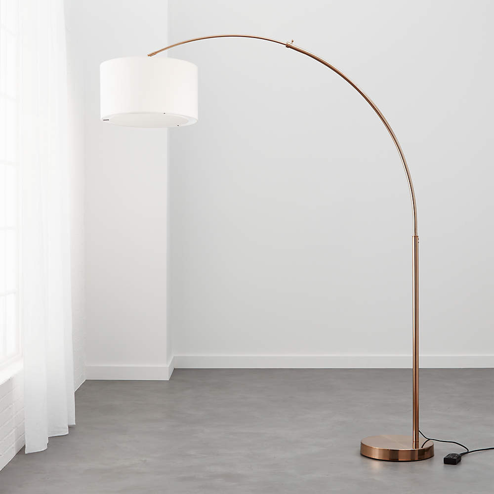 BIG DIPPER ARC BRASS FLOOR LAMP | CB2