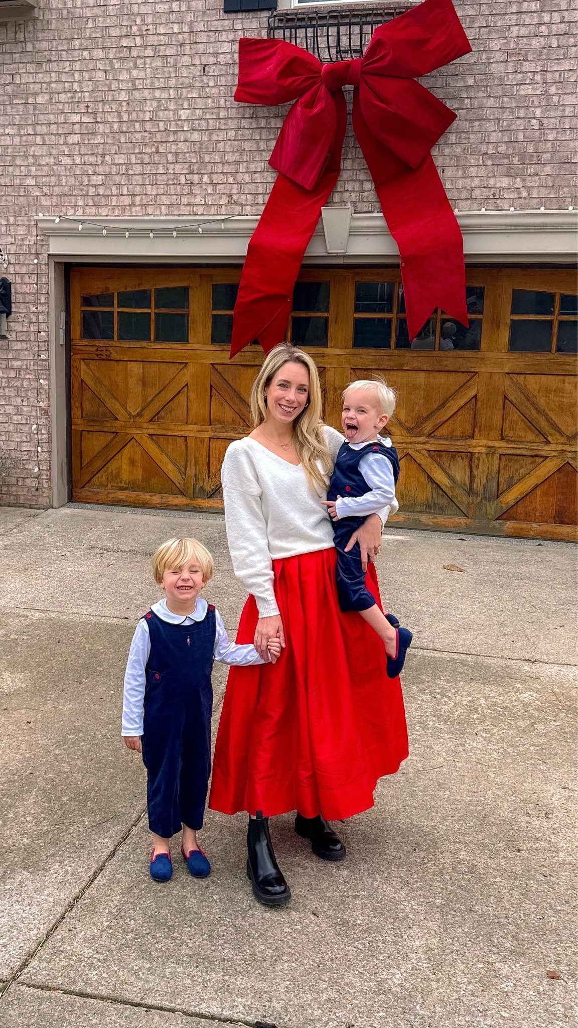Christmas clothes holiday outfit Thanksgiving outfit family photo outfit red maxi skirt red midi skirt holiday sweater christmas sweater black long sleeve shirt black sweater boys outfit boys blazer hanna andersson 

 

#LTKCyberWeek #LTKHoliday #LTKFindsUnder100