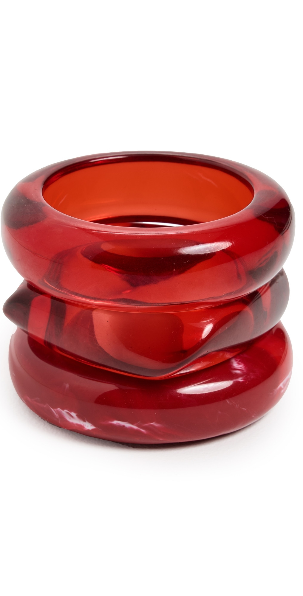 Luv Aj The Formentera Bangle Set Red One Size | Shopbop