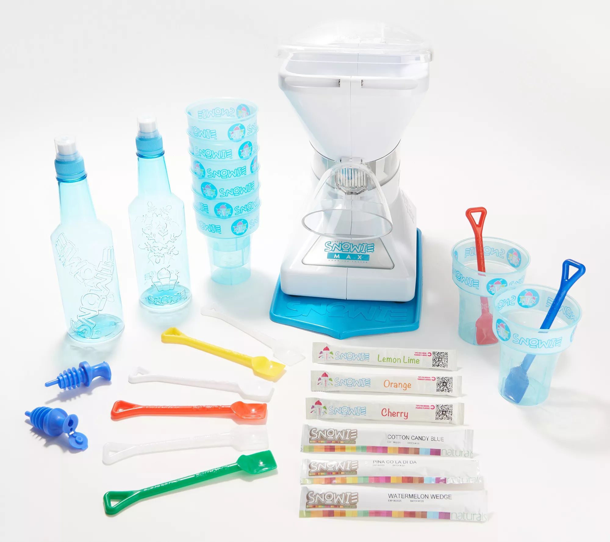 Little Snowie MAX Shaved Ice Machine with 6 Flavor Packs & Accessories | QVC