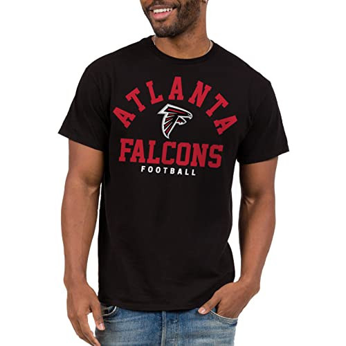 Junk Food Clothing x NFL - Atlanta Falcons - Classic Team Logo - Unisex Adult Short Sleeve Fan T-Shirt for Men and Women - Size XX-Large | Amazon (US)