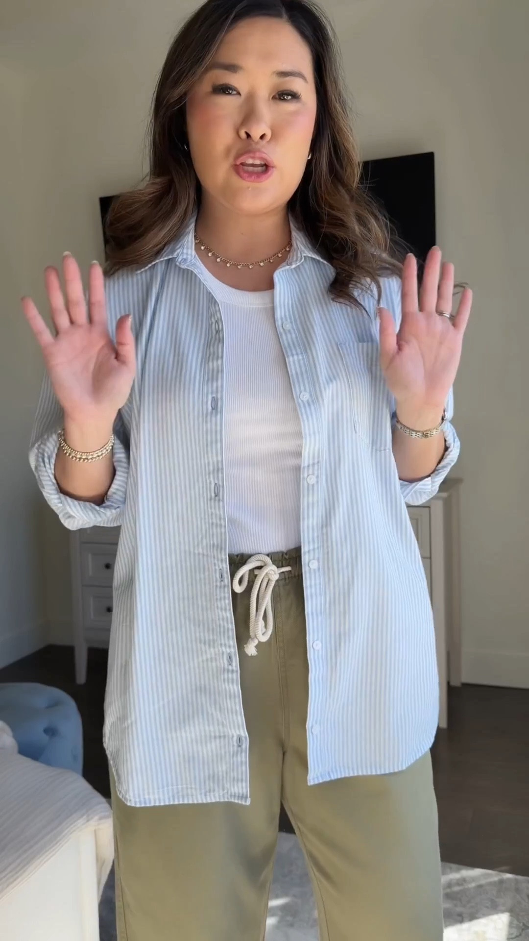 Old Navy 50% off Spring outfits! Last day to shop the sale! 

Striped Button Down: Small
Green Pull On Pants: Medium 

Old navy sale, sale alert, spring outfit, spring fashion, outfit inspo, easy ootd 

#LTKSeasonal #LTKSaleAlert #LTKootd