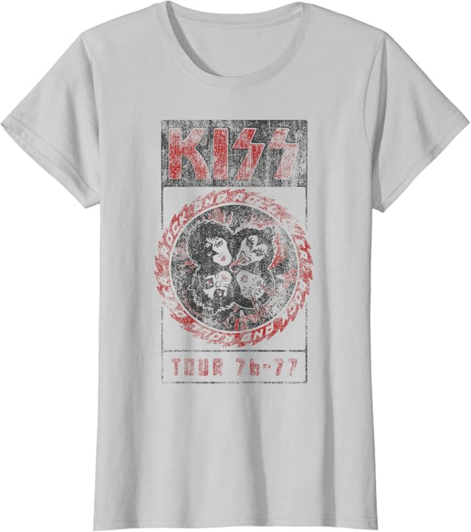 KISS - Rock and Roll Over Vintage T-Shirt | Amazon (US)