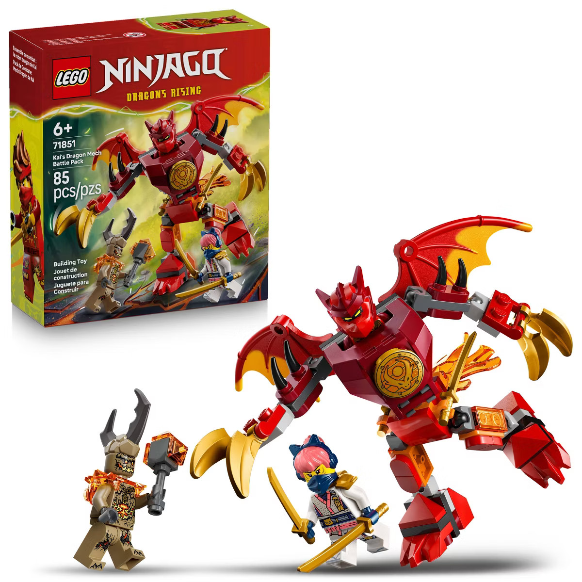 LEGO NINJAGO Kai’s Dragon Mech Battle Pack 71851 | Target