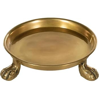 Round Clawfoot Dish — by Alice Lane Home Collection — Gold — for Home Decor, Candles, Jewel... | Amazon (US)