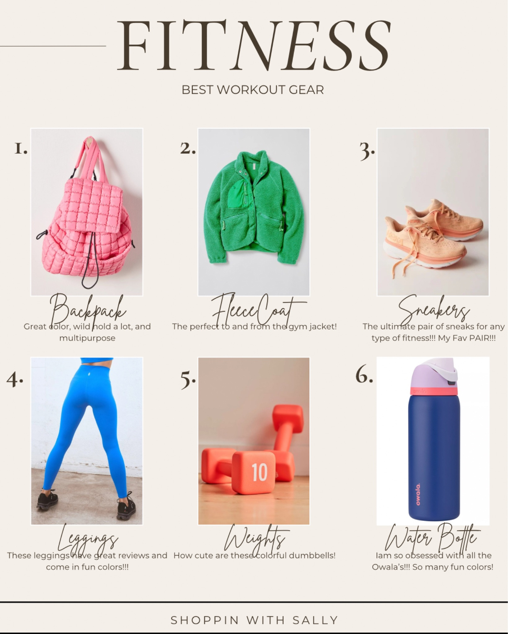 For the Fitness lover!!! These are some fun colorful options that come in every season!!! 
#giftguide #hocspring #hocautumn #hocwinter #hocsummer

#LTKActive #LTKGiftGuide #LTKFitness