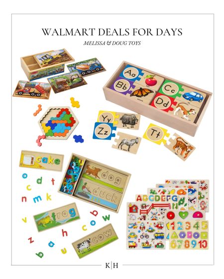 These Melissa and Doug puzzles from Walmart make great gifts for little ones this season! 

#melissanddoug #walmart #puzzles #kids #toys

#LTKkids #LTKSeasonal #LTKHoliday