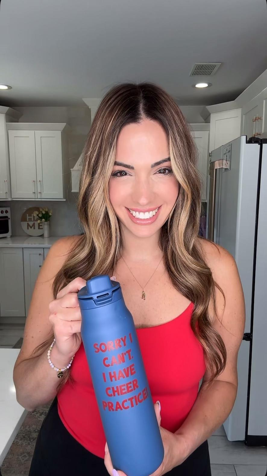 THIS PERSONALIZED TUMBLER WAS THE PERFECT GIFT AND SO EASY TO MAKE IN MINUTES WITH MY CRICUT JOY XTRA!