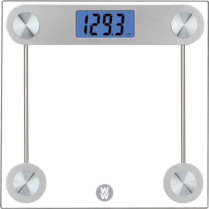 WW Scales by Conair Digital Glass Bathroom Scale, 400 Lbs. Capacity | Amazon (US)