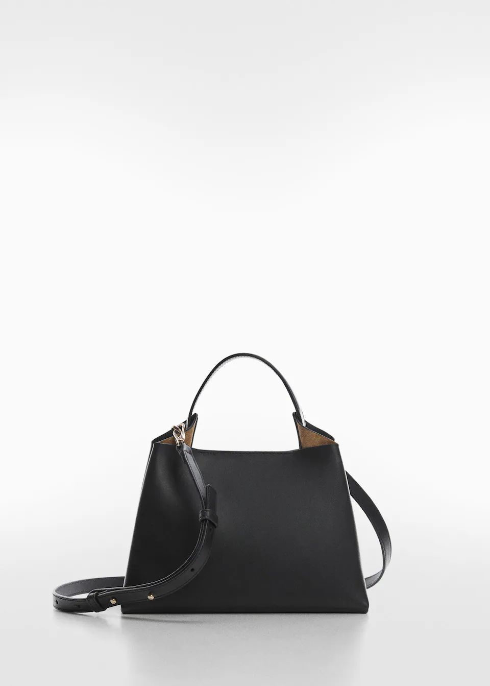 Leather strap bag -  Women | Mango United Kingdom | MANGO (UK)