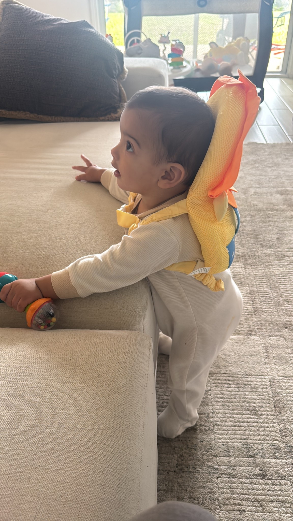 STOP scrolling if you have a baby learning to walk 👀

This little backpack protects their head from those scary backward falls… and I wish I bought it sooner.

✔️ Soft + breathable  
✔️ Lightweight (they forget it’s on)  
✔️ Gives you peace of mind  

One of those “why didn’t I get this earlier?” buys 🙌

#mommusthaves #babygear #parentinghack #ltkfind

#LTKmomlife #LTKKids #LTKBaby
