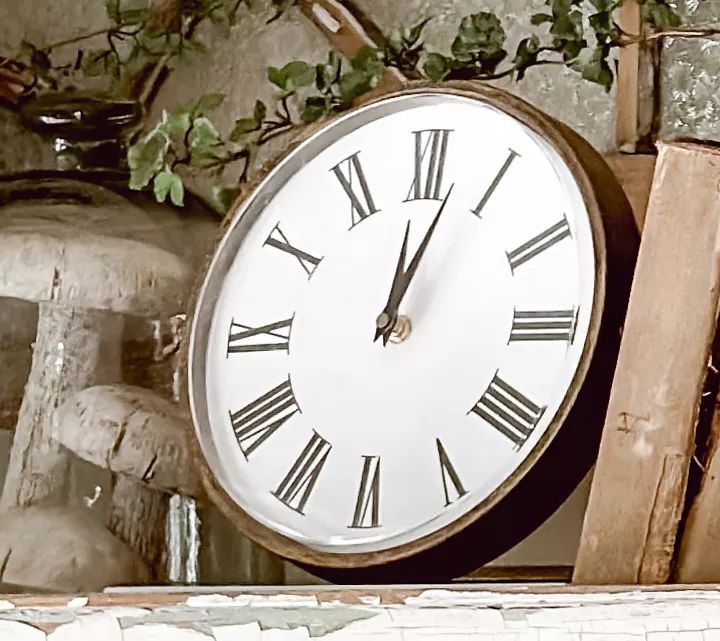 Cozy Cottage by Liz Marie Large Brass Table Clock | QVC