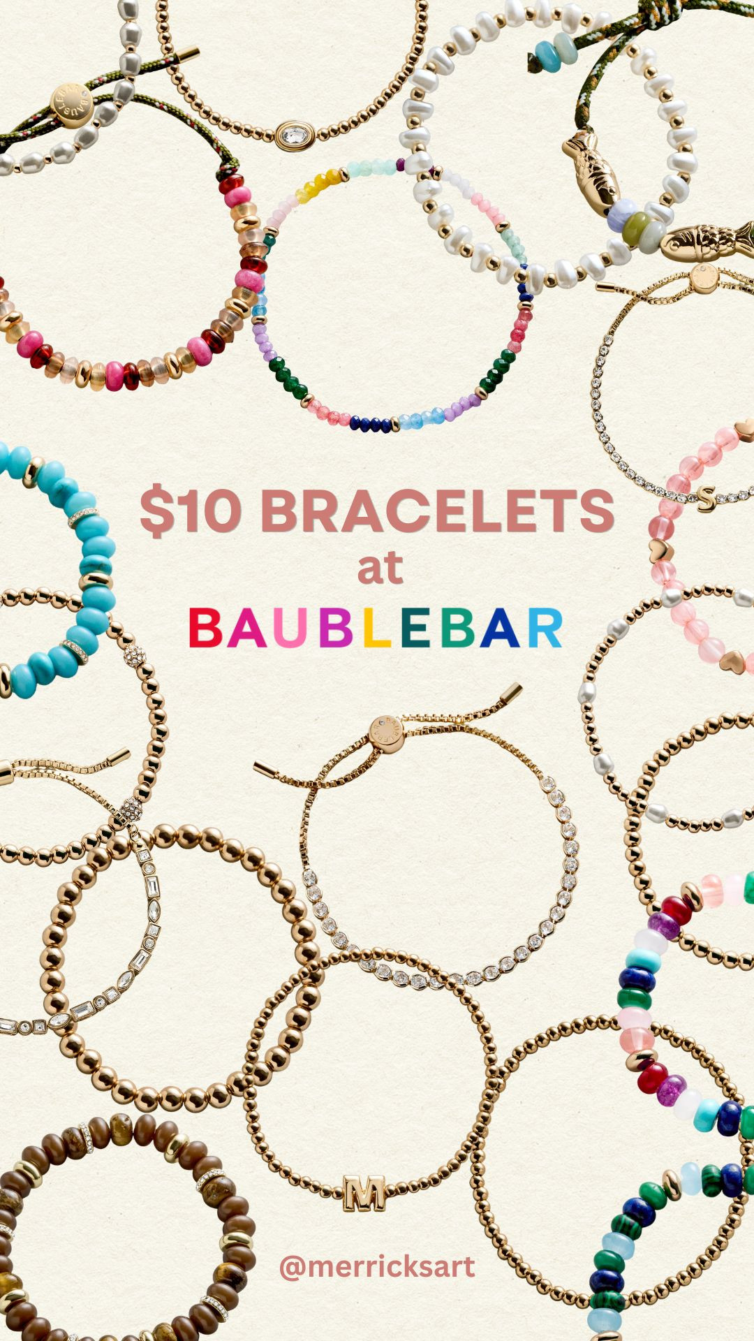 $10 bracelets at Bauble Bar today!! This is an incredible deal on amazing quality bracelets!  

 #LTKSeasonal #LTKSaleAlert