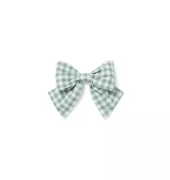 Gingham Bow Barrette | Janie and Jack