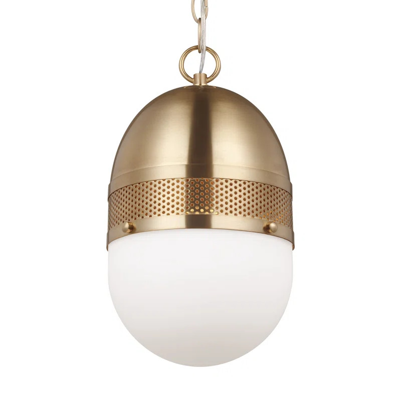Ulrike 1 - Light Satin Brass Single Pendant | Wayfair North America