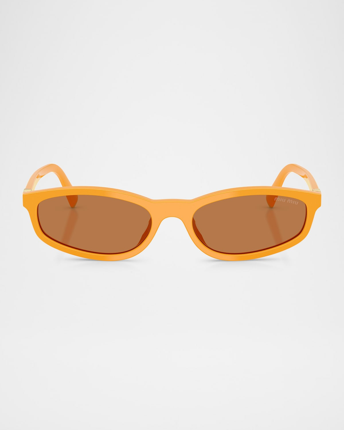 MU A06S Acetate Oval Sunglasses | Neiman Marcus