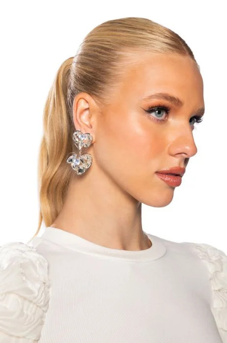 LOVE ME EARRING IN SILVER | AKIRA