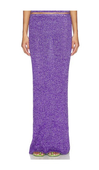 ASTA RESORT Carolina Skirt in Purple. - size L | Revolve Clothing (Global)