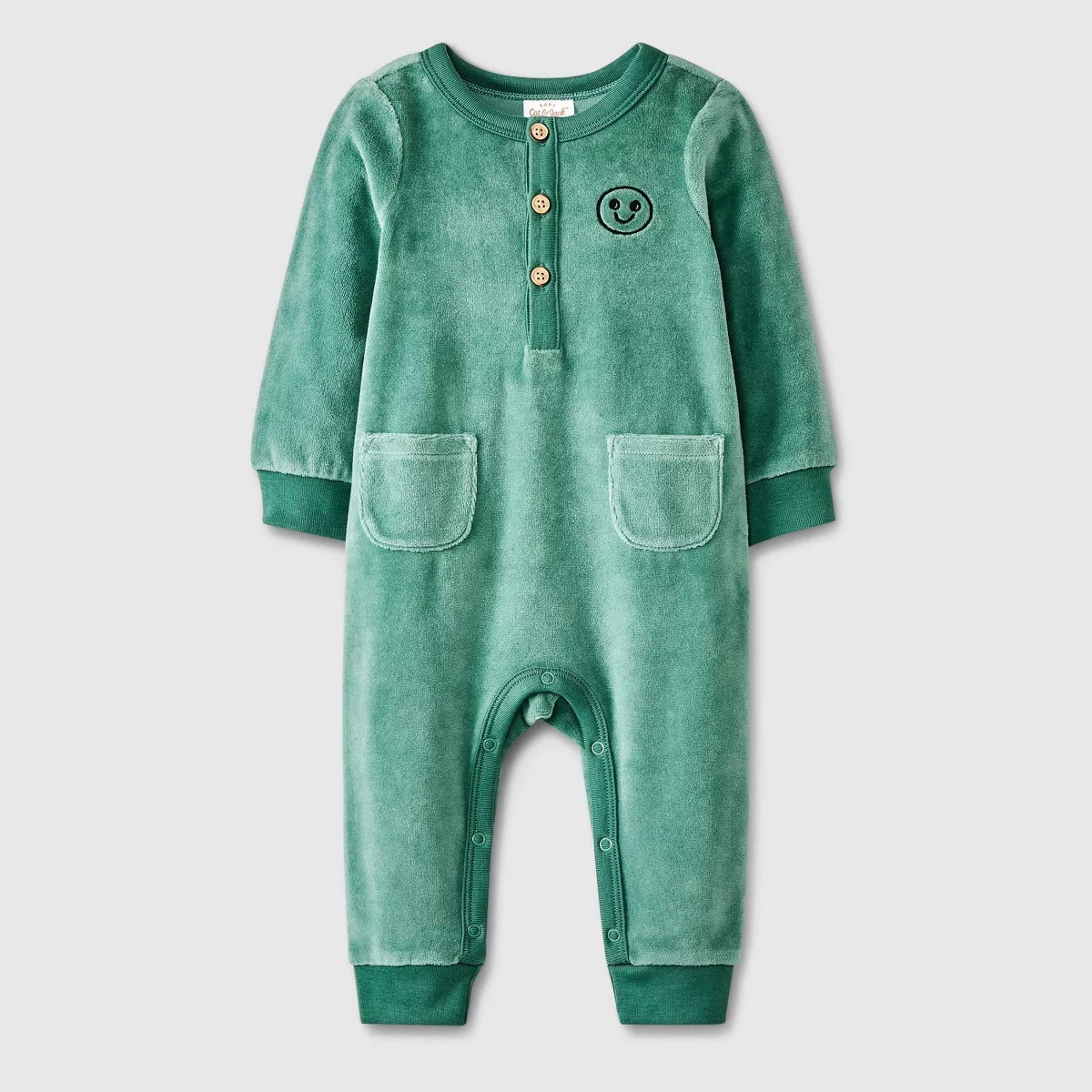 Baby Velour Romper - Cat & Jack™ | Target