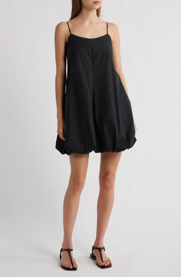 Blanca Bubble Hem Cotton Blend Minidress | Nordstrom Rack