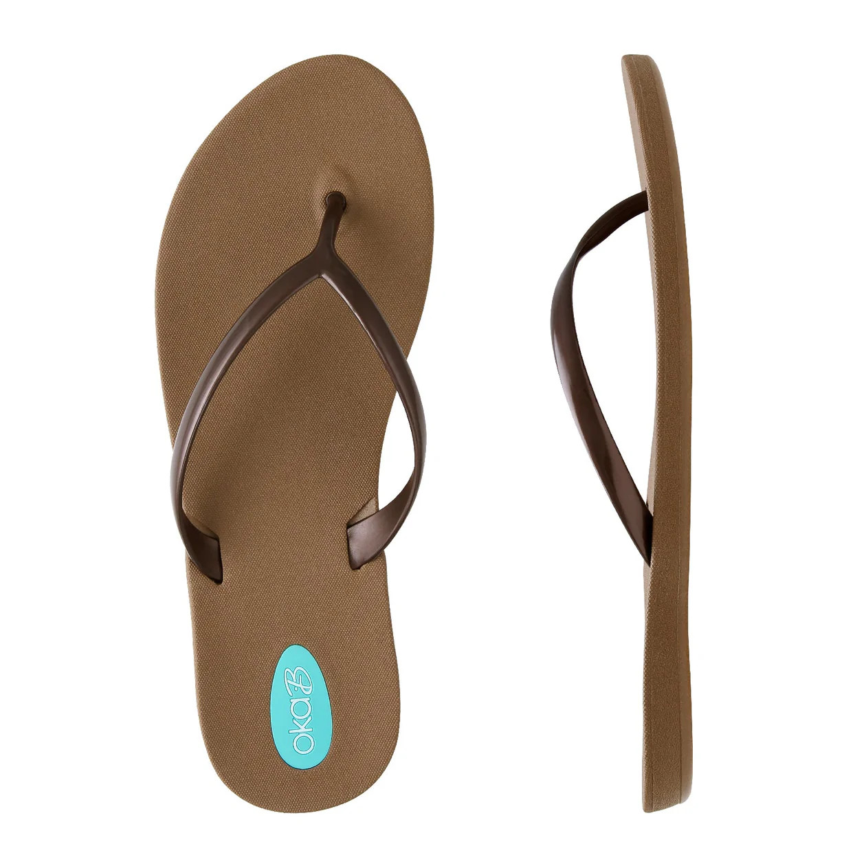 Greta | Cute & Comfortable Neon Slim Flip Flops | USA-Made Oka-B Shoes | Oka-B