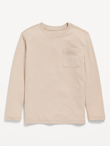 Softest Long-Sleeve Pocket T-Shirt for Boys | Old Navy (US)