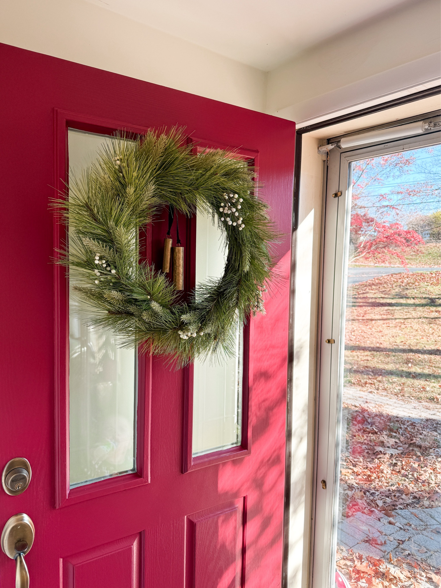 My front door Christmas wreath from a few years ago is back!! I’m obsessed with it. The pine the berries, and bells make it. I haven’t wanted to buy another AT ALL! If you need front door Christmas decor, this one is pretty affordable from target!

Christmas decor, target Christmas decor, front door Christmas decor, Christmas wreath

#ltkholiday #ltkseasonal #ltkhome

#LTKFindsUnder50 #LTKCyberWeek #LTKSaleAlert