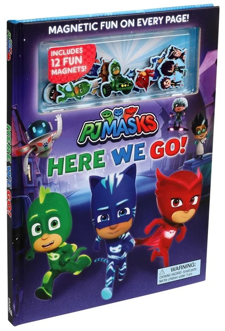 Magnetic Hardcover: PJ Masks: Here We Go! (Hardcover) | Walmart (US)