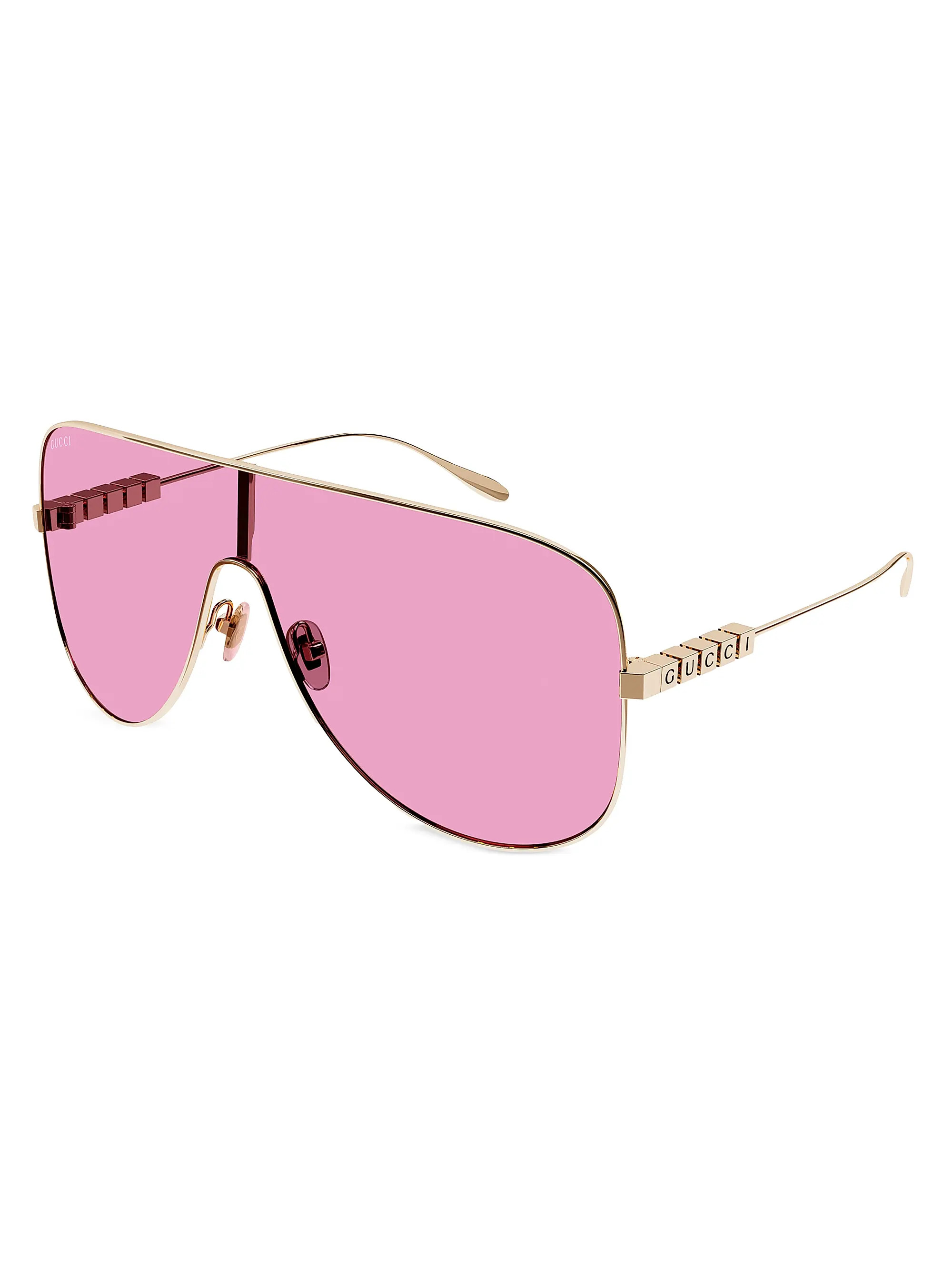 Lettering 99MM Mask Sunglasses | Saks Fifth Avenue