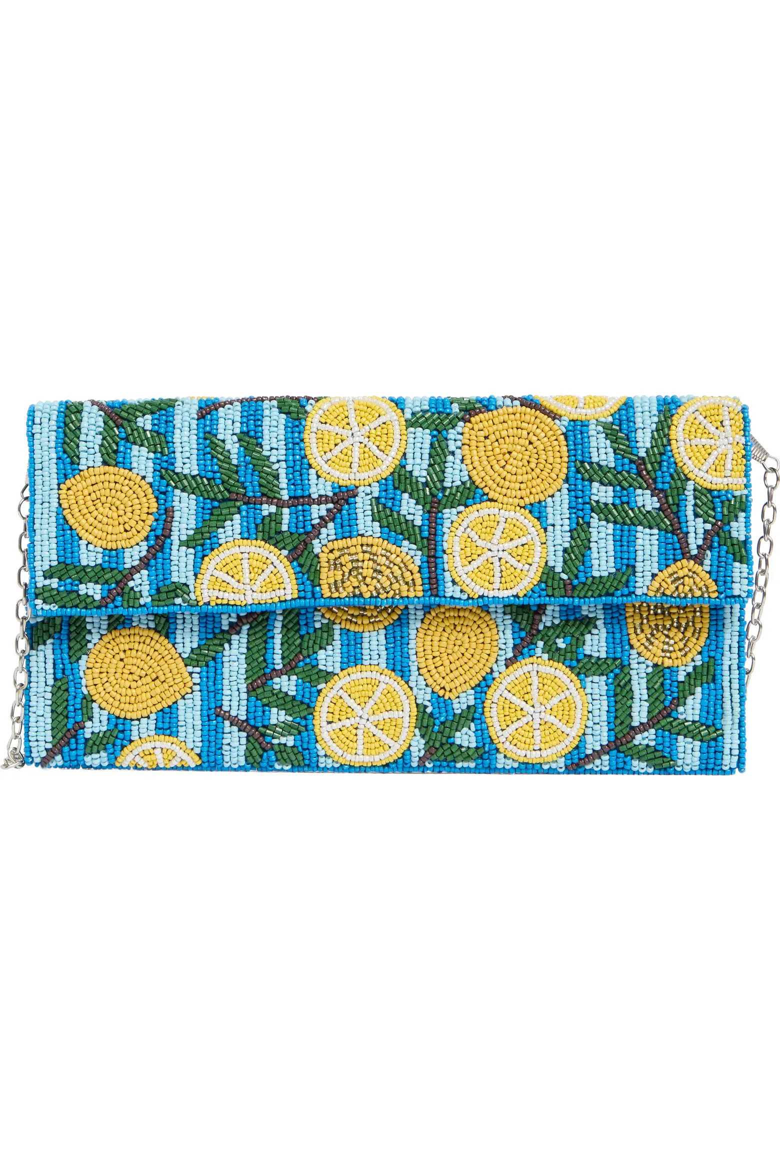Beaded Striped Lemon Clutch (Women) | Nordstromrack | Nordstrom Rack