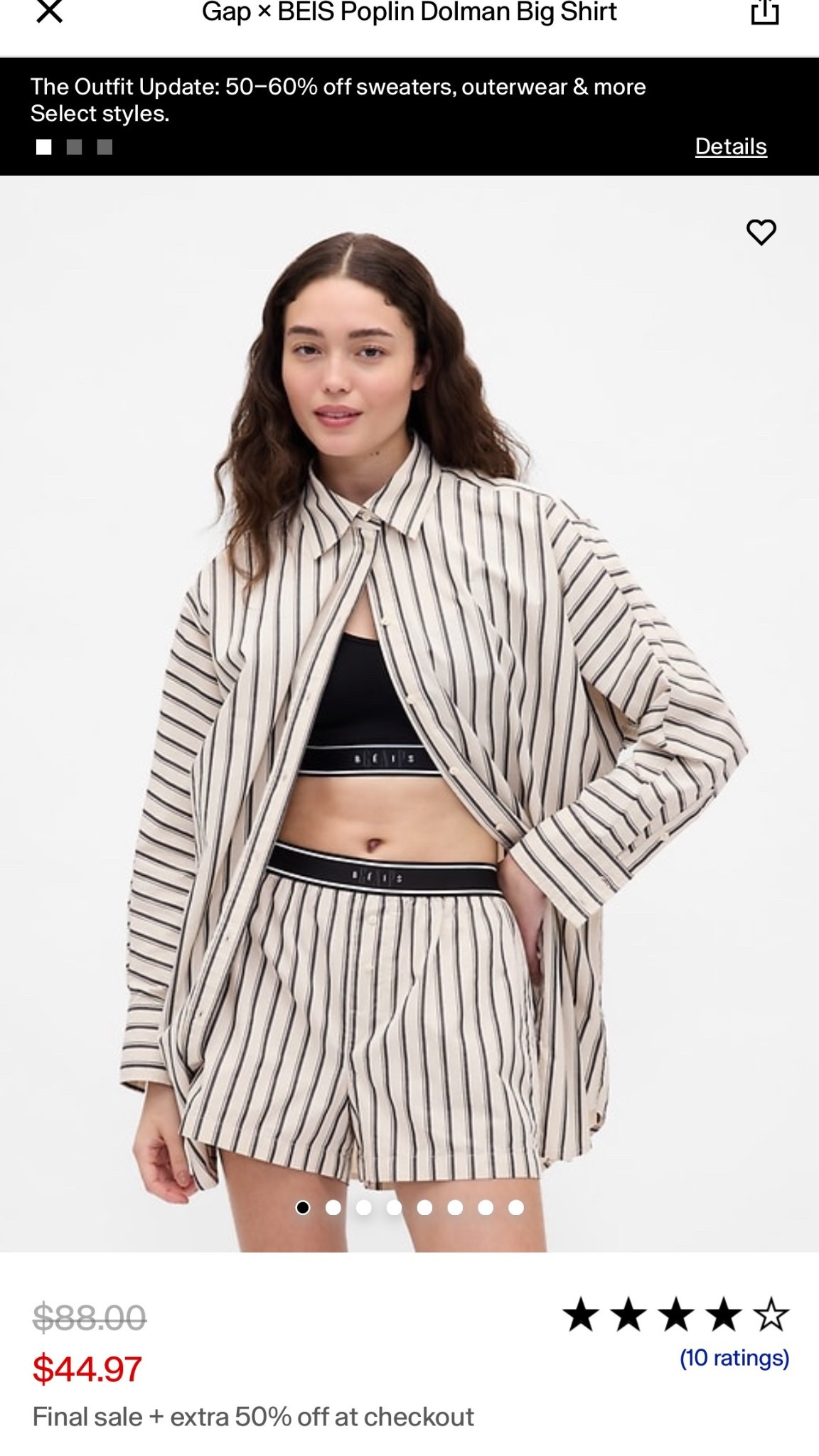 I wanted this set so bad from the Beis x Gap launch and now it’s on super sale!!! I used code ADDIT as a stackable code making the set under $30!!! I got a L bottom and M top  

#LTKSaleAlert #LTKootd