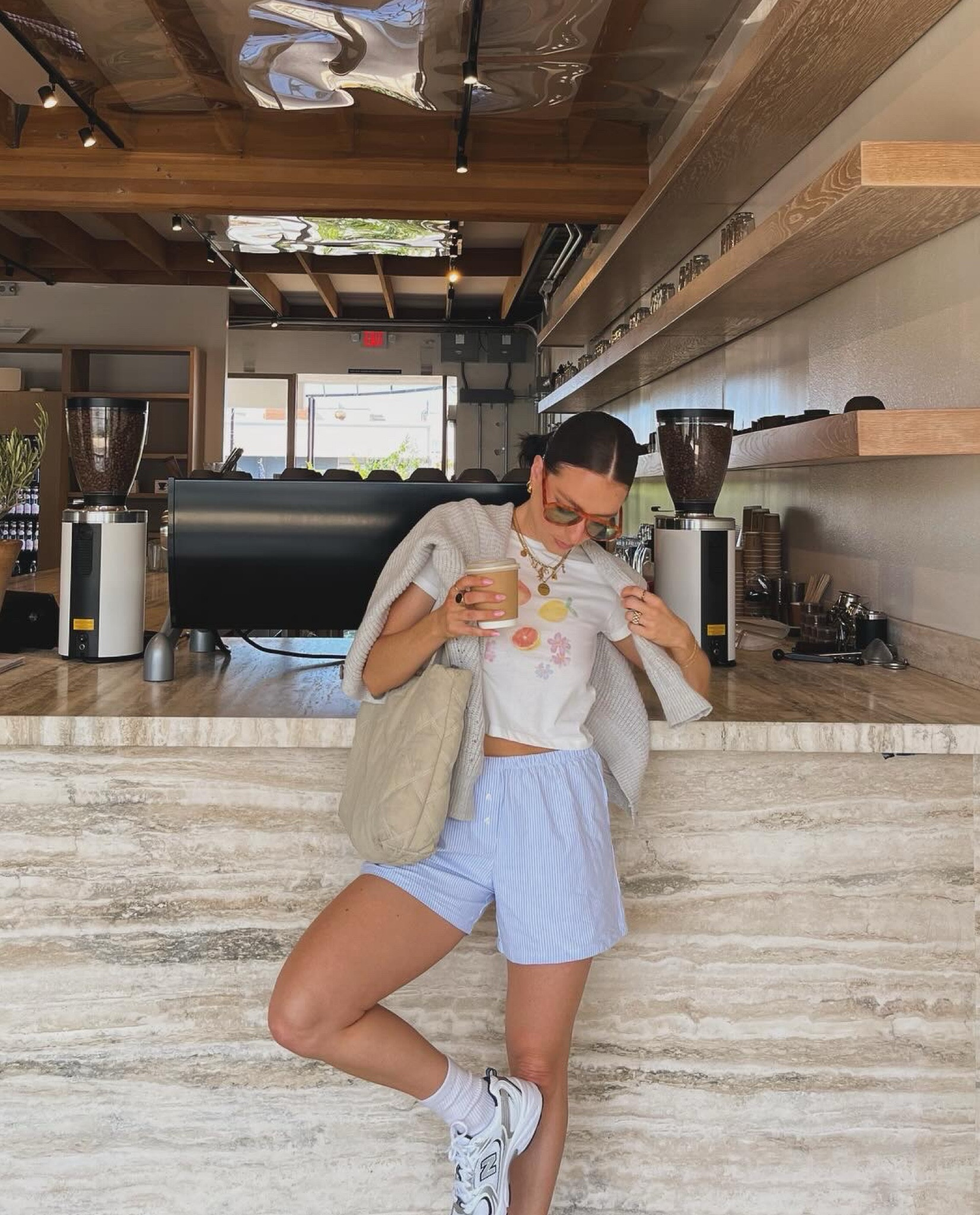 90s vibe, boxers, new balance, fruit tee, spring outfit 

#LTKSpringSale