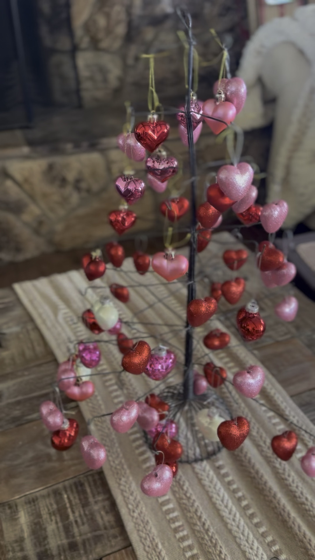 Love this beautiful Valentine’s Day tree! This wire tree is perfect for every season and we adorned it with heart ornaments for Valentine’s Day. Trending Valentine’s Day decor. Best Valentines decor.❤️💗 

#LTKHome #LTKSeasonal #LTKFindsUnder100