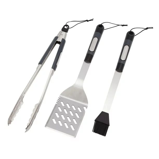 Cuisinart® 3 Piece Stainless Steel Barbecue Tool Set - Set Includes Spatula, Locking Tongs And A... | Walmart (US)