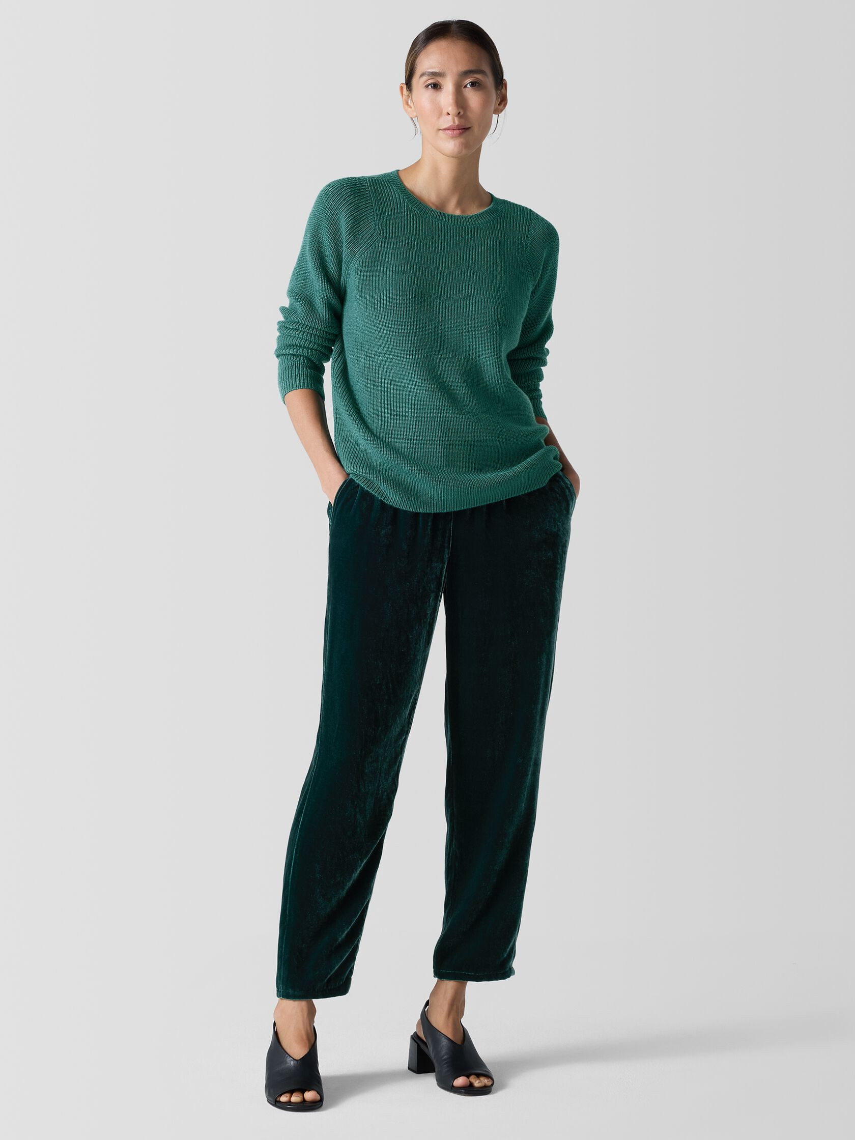 Velvet Tapered Pant | Eileen Fisher