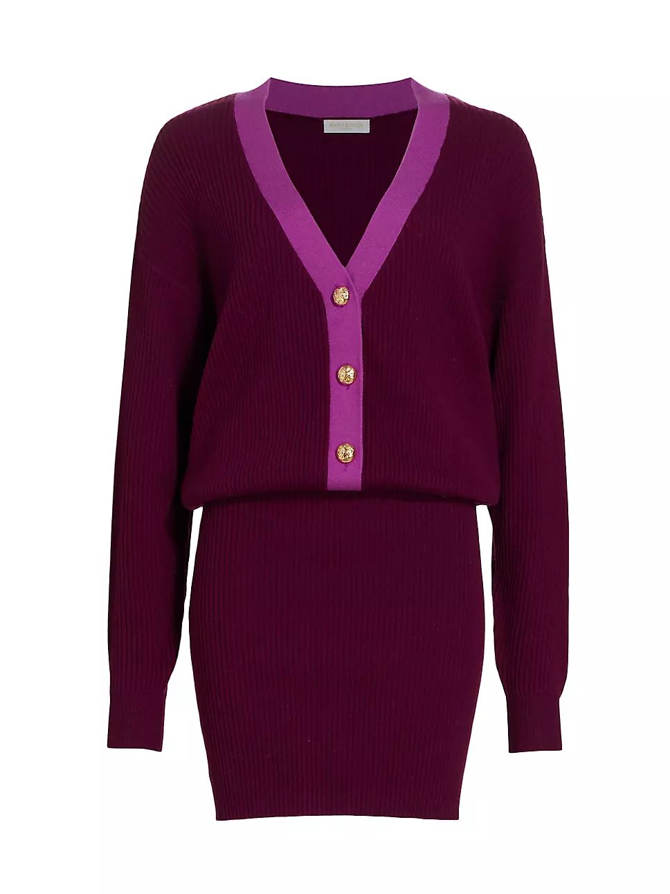 Andrea V-Neck Mini Sweater Dress | Saks Fifth Avenue