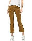 AG Adriano Goldschmied Women's Velvet Jodi HIGH-Rise Crop Flare, Golden Olive, 27 | Amazon (US)