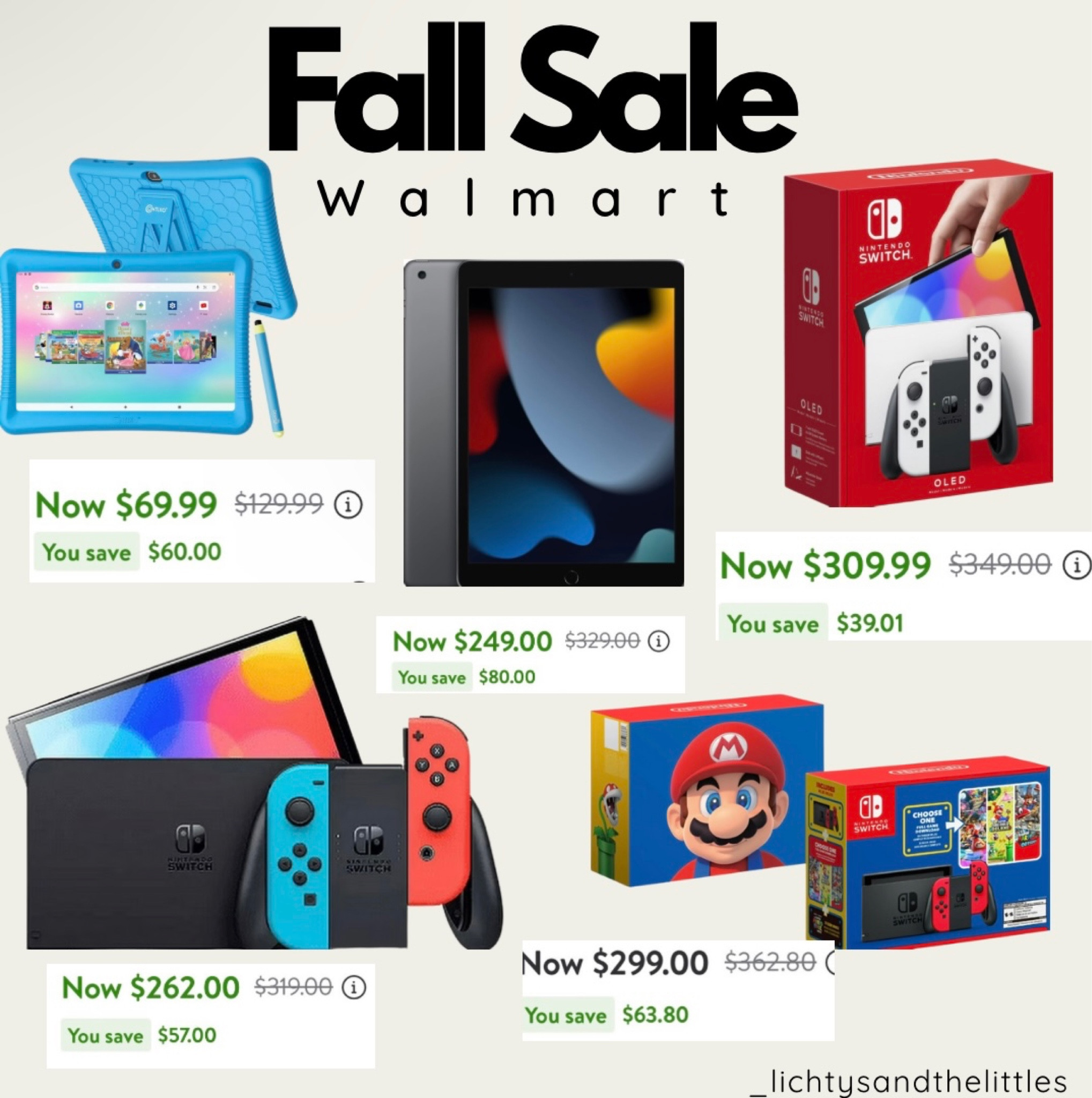 Walmart fall sale tablets, iPads & Nintendo switch! 

Teen boy gifts/ iPad sale/ toddler gift

#LTKGiftGuide #LTKkids #LTKsalealert