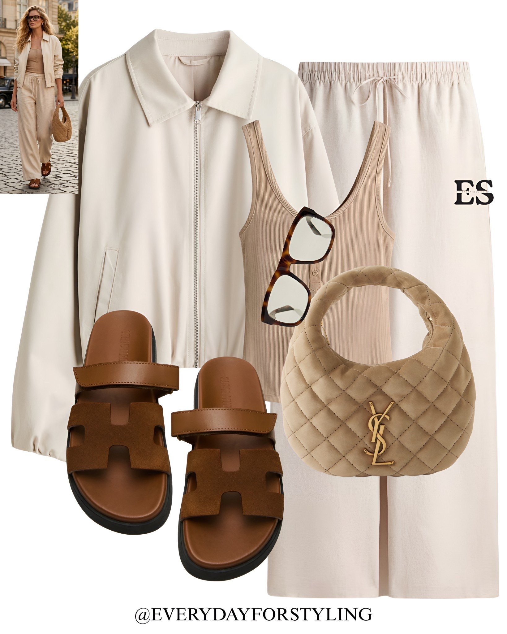 The only all-neutral outfit you’ll ever need
🤎

H&M new arrivals | H&M spring jacket | bubble hem jacket outfit | spring jacket styling | how to style a bomber jacket | H&M fashion finds | spring outfit ideas 2025 | quiet luxury outfits | elevated casual style | neutral outfit ideas | cream outfit aesthetic | chocolate brown outfit | wide leg jeans outfit | H&M affordable fashion | spring wardrobe essentials | chic spring looks | Valentino bag outfit | YSL bag outfit | Hermes sandals dupe outfit | best H&M pieces 2025 | spring style | summer outfit ideas | parisian fashion | old money style | summer outfits | summer outfit ideas | how to wear | what to wear | ways to style | everydayforstyling 

#zara #SpringJackets #hmJacket #SpringOutfitIdeas #JacketwithJeans    

#LTKSaleAlert #LTKSeasonal #LTKootd
