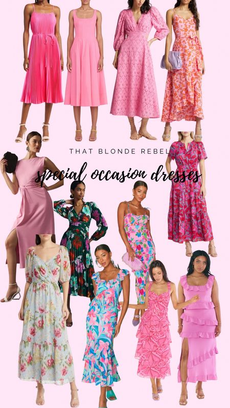 Standard sizes special occasion dresses
