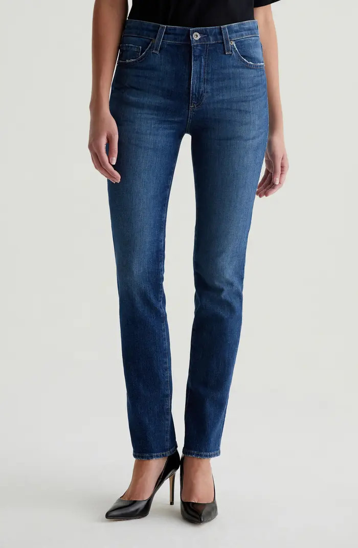 Mari Mid Rise Slim Straight Leg Jeans | Nordstrom