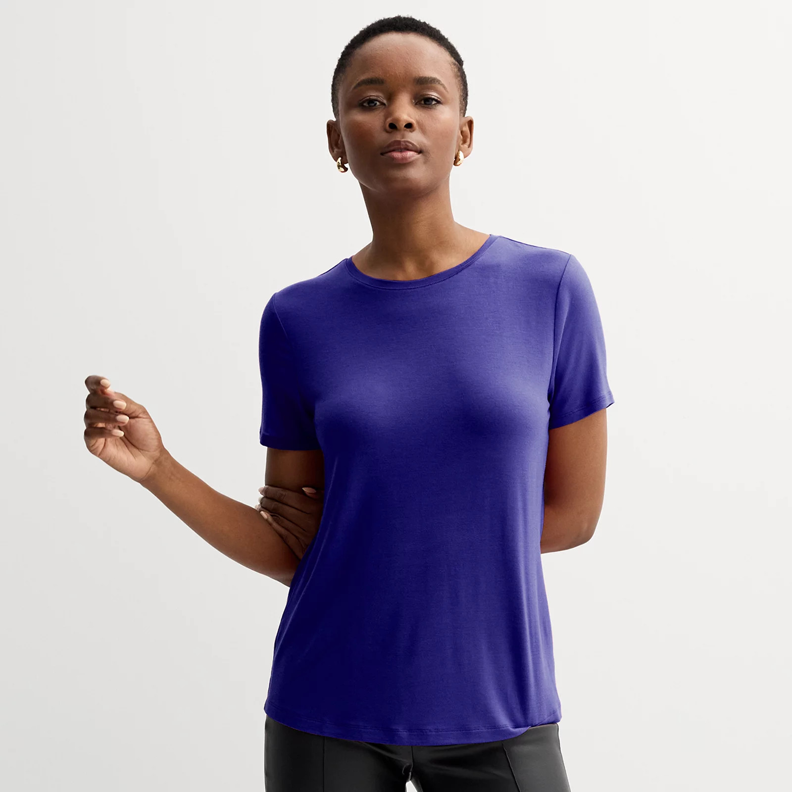 Women's Nine West Essential Crewneck Tee | Kohl's
