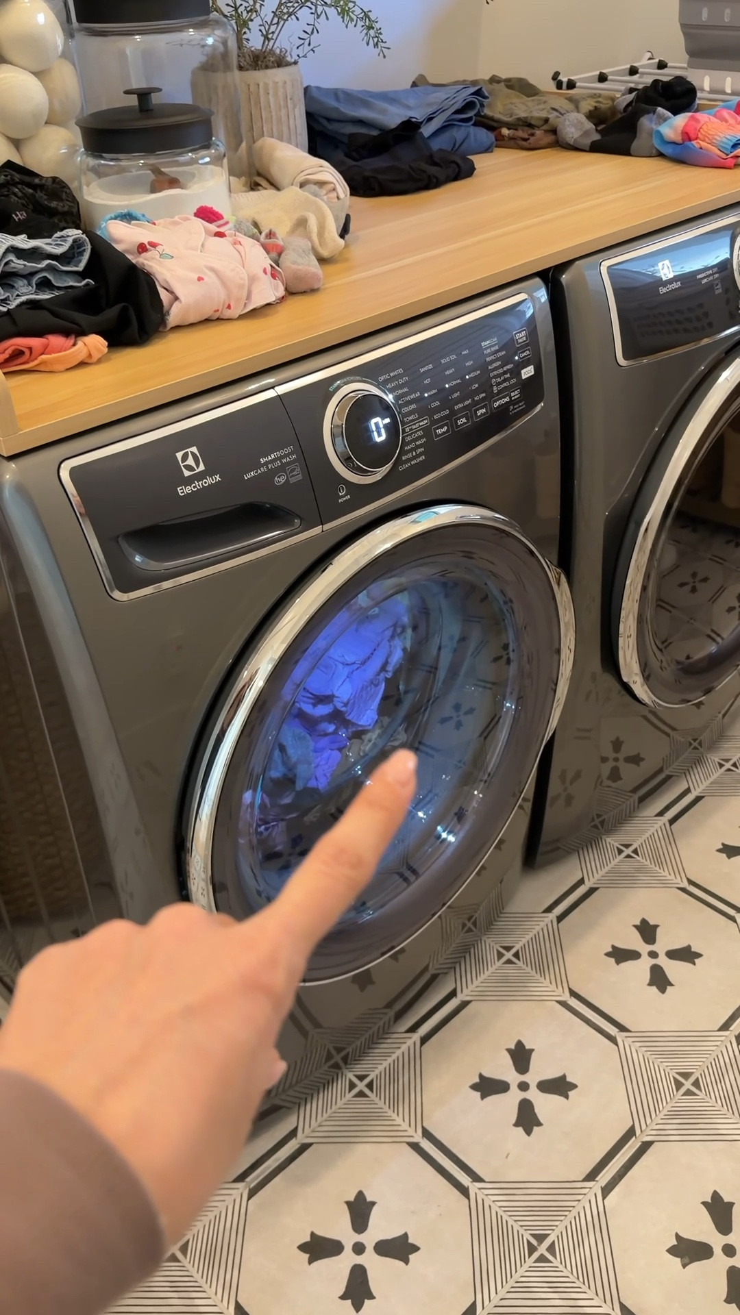 Incredibly happy with our new washer and dryer! We have a gas dryer, but it’s also offered in an electric version as well. The countertop that we purchased has also been fabulous as an extra space for folding. ￼￼

We highly recommend these! ￼

#LTKdayinmylife #LTKHome