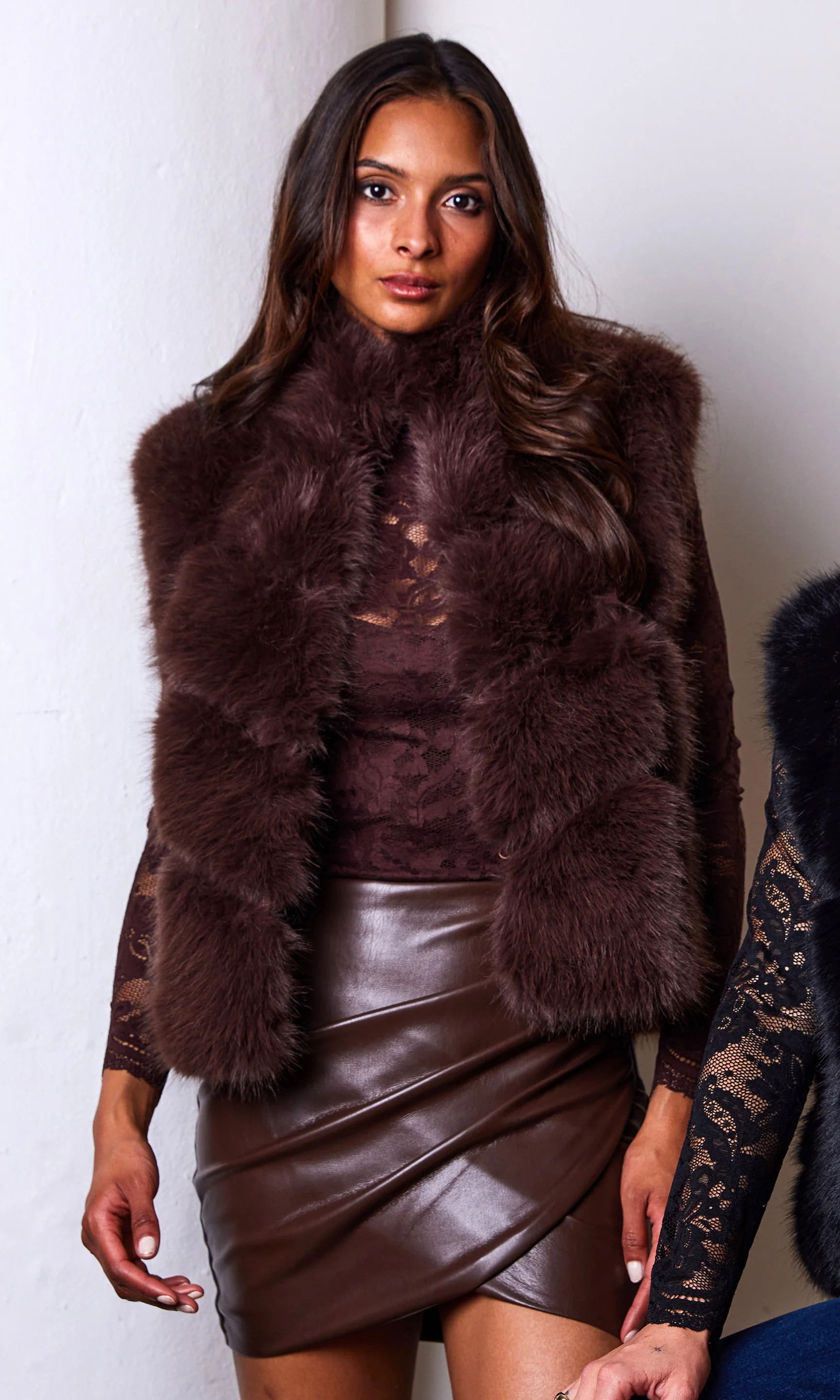 Rosario Faux Fur Vest | Generation Love
