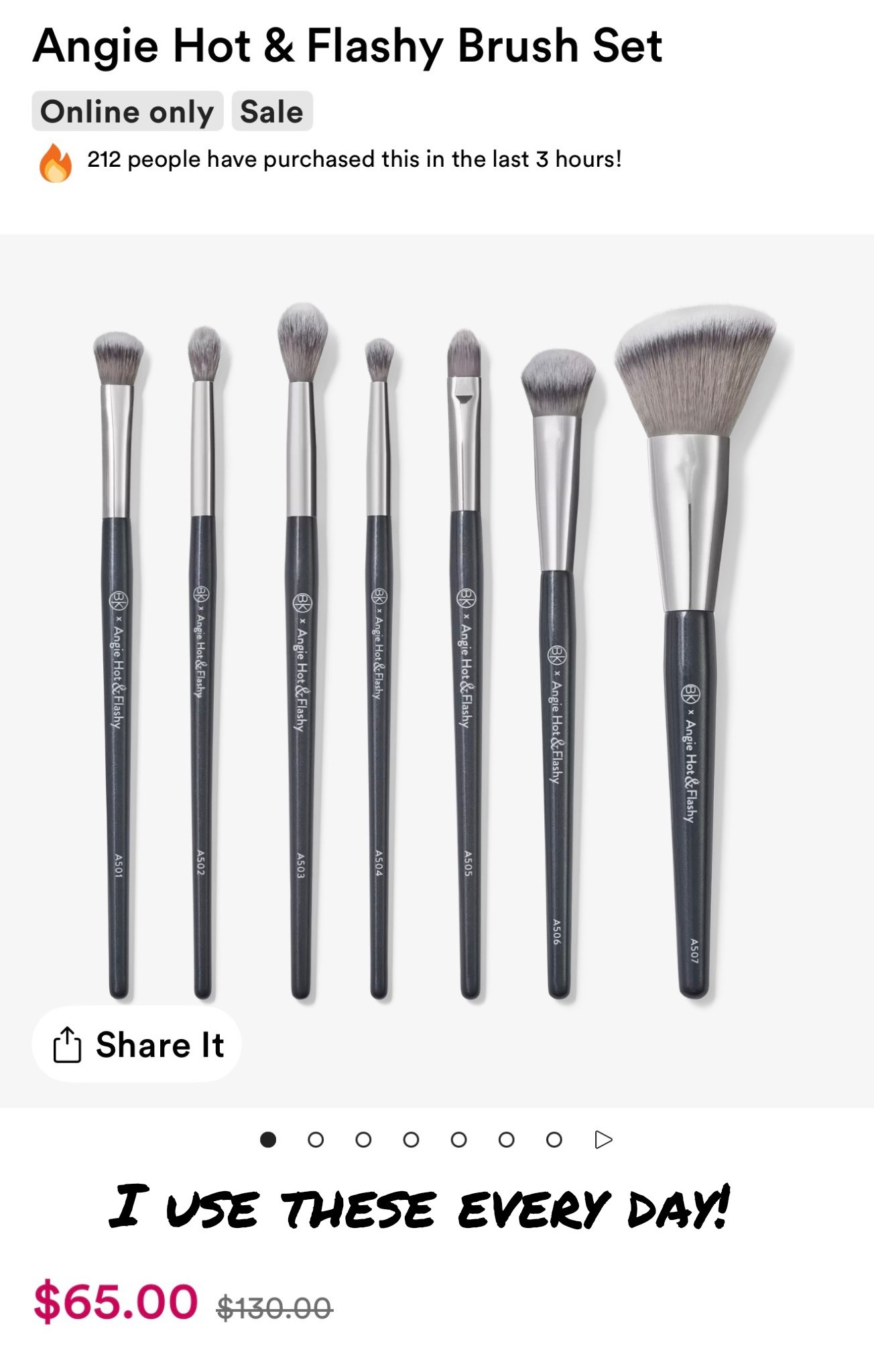 Ulta sale
Bk beauty brush set
Angie hot and flashy
Makeup for Mature skin

#LTKgrwm #LTKBeauty #LTKOver40