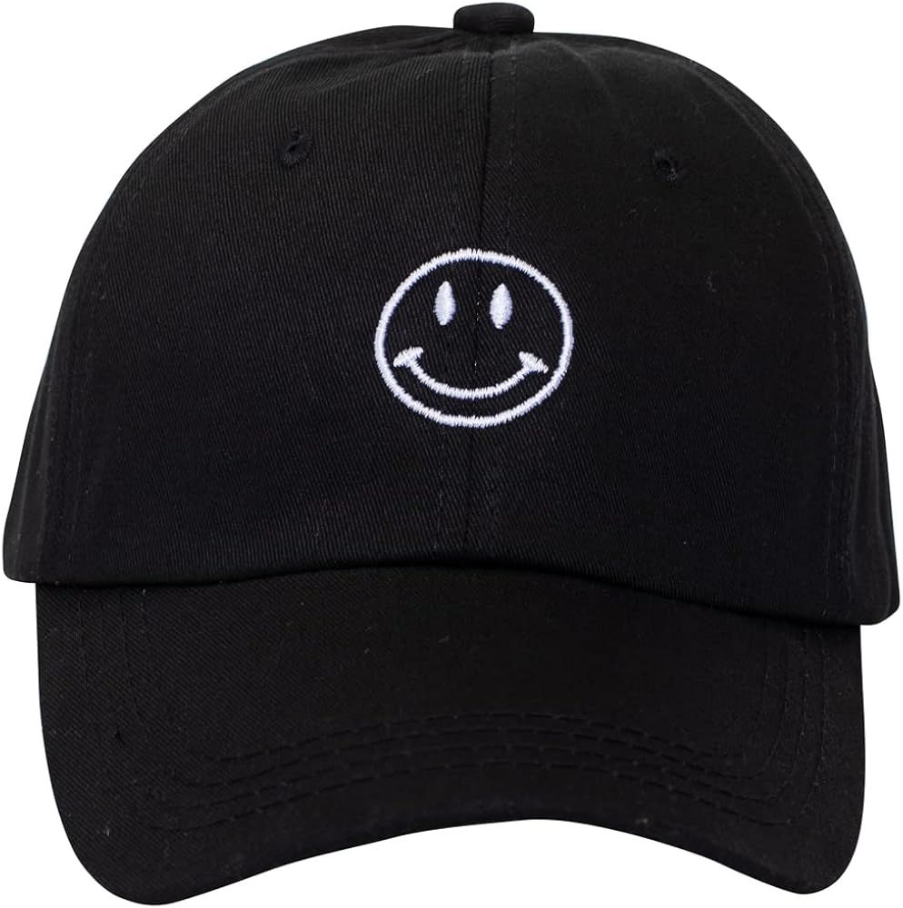 ARVORES Smile Face Embroidered Baseball Cap Hat - Adjustable Cute Unisex Trucker Fashion Dad Hats... | Amazon (US)